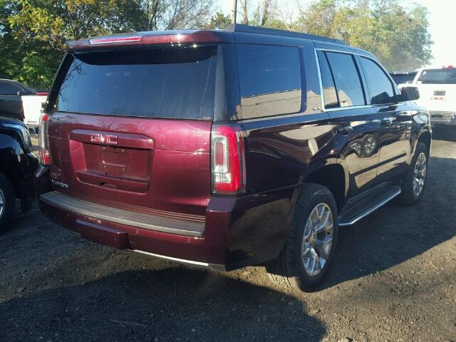 1GKS2AKC3HR347253 - 2017 GMC YUKON SLE BURGUNDY photo 4