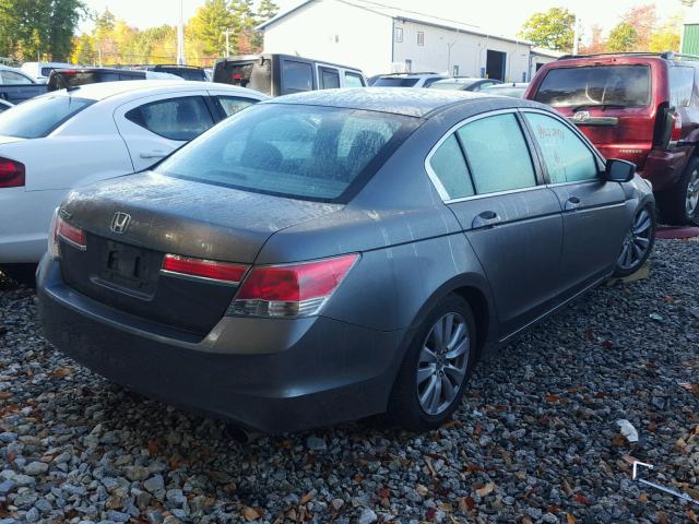 1HGCP2F71BA092016 - 2011 HONDA ACCORD GRAY photo 4