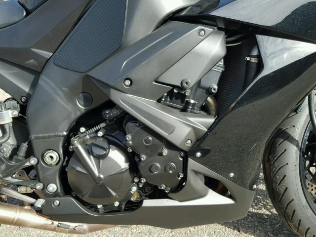 JKAZXCE148A003411 - 2008 KAWASAKI ZX1000 E BLACK photo 7