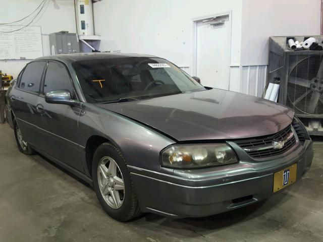 2G1WF52E859292386 - 2005 CHEVROLET IMPALA CHARCOAL photo 1