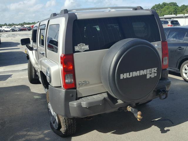 5GTDN136468282168 - 2006 HUMMER H3 SILVER photo 3