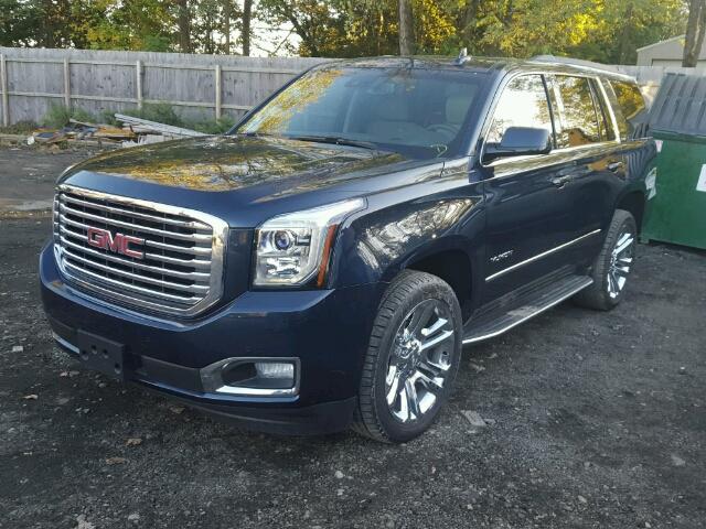 1GKS1BKC2HR296577 - 2017 GMC YUKON SLT BLUE photo 2