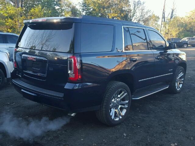 1GKS1BKC2HR296577 - 2017 GMC YUKON SLT BLUE photo 4