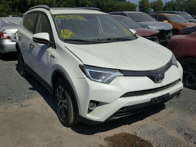 JTMDJREV7HD146326 - 2017 TOYOTA RAV4 HV LI WHITE photo 1