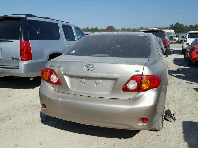 1NXBU4EE5AZ339187 - 2010 TOYOTA COROLLA BA GOLD photo 10