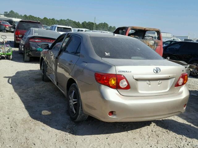 1NXBU4EE5AZ339187 - 2010 TOYOTA COROLLA BA GOLD photo 3