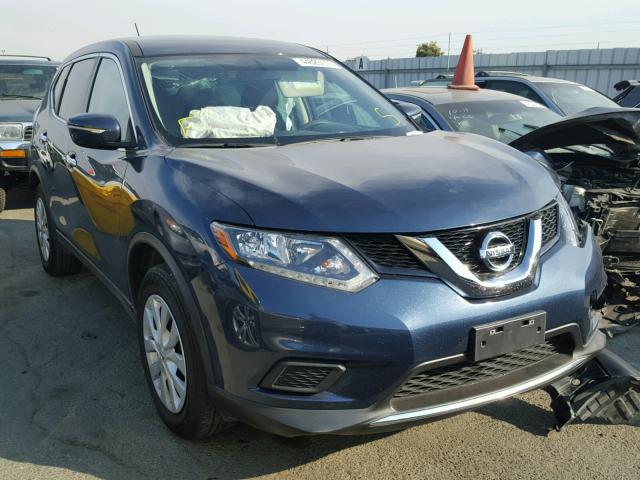 KNMAT2MV1FP548912 - 2015 NISSAN ROGUE S BLUE photo 1