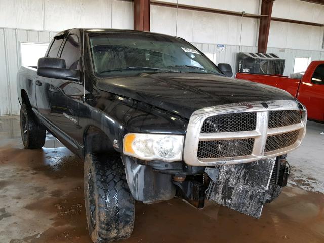 3D7KS28C15G778569 - 2005 DODGE RAM 2500 S შავი ფოტო 1