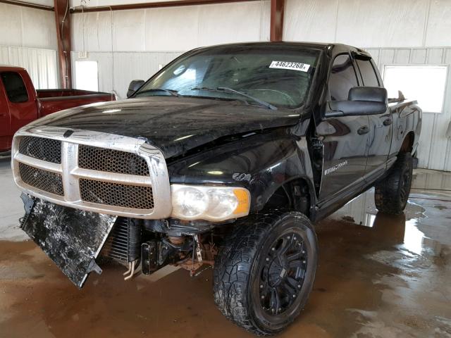 3D7KS28C15G778569 - 2005 DODGE RAM 2500 S შავი ფოტო 2