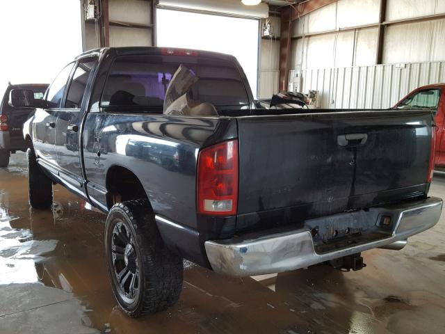 3D7KS28C15G778569 - 2005 DODGE RAM 2500 S შავი ფოტო 3