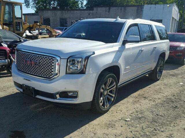 1GKS1HKJ5HR312451 - 2017 GMC YUKON XL D WHITE photo 2