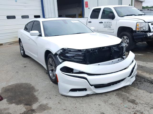 2C3CDXHG7FH890128 - 2015 DODGE CHARGER SX WHITE photo 1