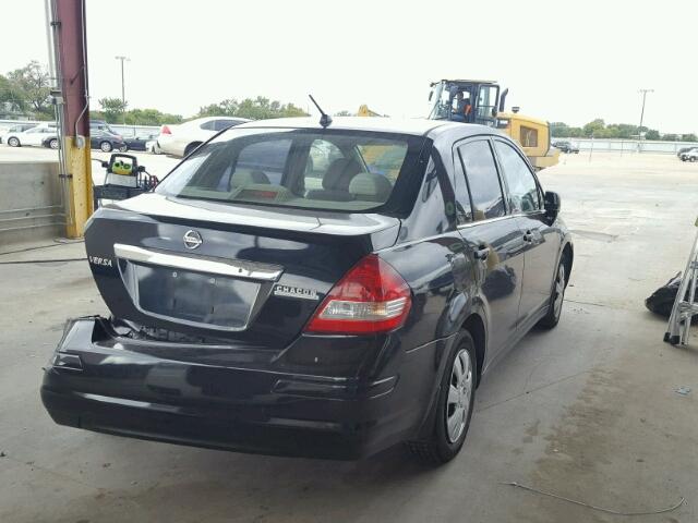 3N1BC11E38L369968 - 2008 NISSAN VERSA S 黑色 照片 4