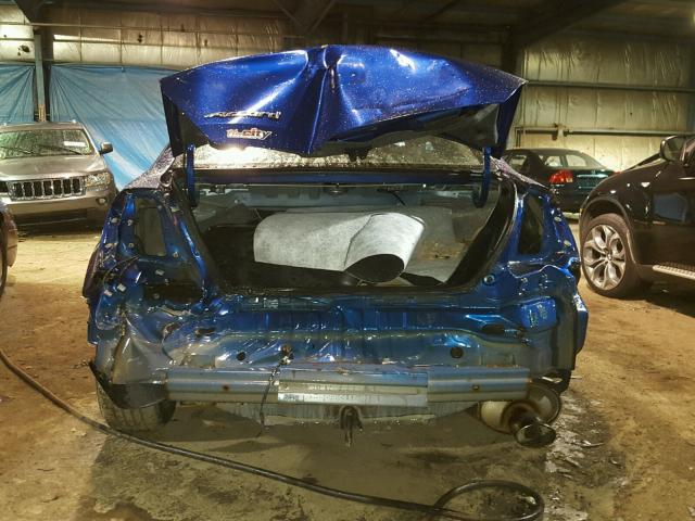 1HGCS1B83AA017257 - 2010 HONDA ACCORD EXL BLUE photo 9