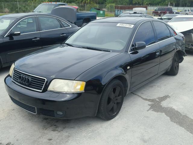 WAUJT64B34N083133 - 2004 AUDI A6 3 BLACK photo 2