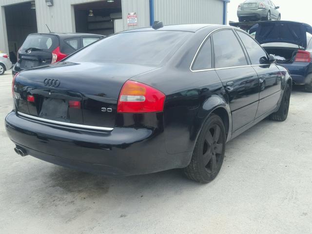 WAUJT64B34N083133 - 2004 AUDI A6 3 BLACK photo 4