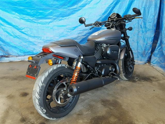 1HD4NCG29HC510559 - 2017 HARLEY-DAVIDSON XG750A A CHARCOAL photo 4