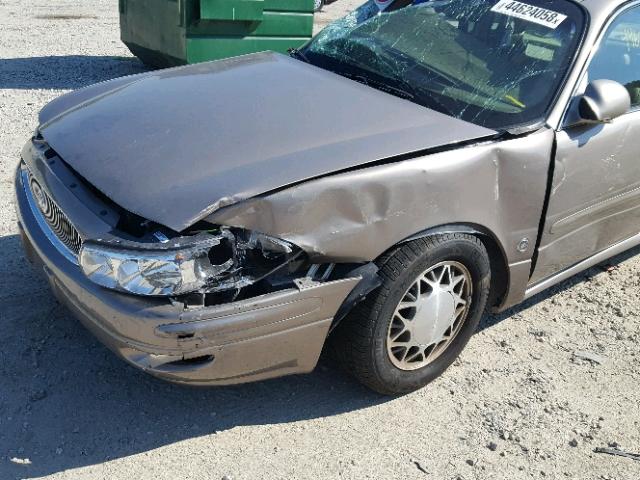 1G4HP54K044117921 - 2004 BUICK LESABRE CU SILVER photo 10