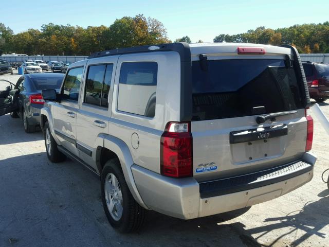 1J8HG48K98C110673 - 2008 JEEP COMMANDER SILVER photo 3