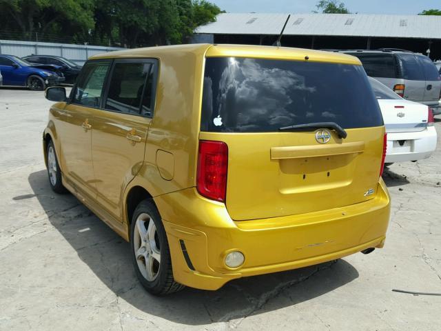 JTLKE50E181058826 - 2008 TOYOTA SCION XB Sarı foto 3