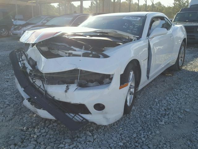 2G1FA1E3XE9238198 - 2014 CHEVROLET CAMARO LS WHITE photo 2