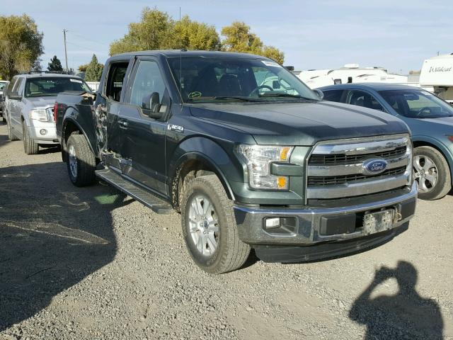 1FTFW1EF0FKD60815 - 2015 FORD F150 SUPER BLACK photo 1