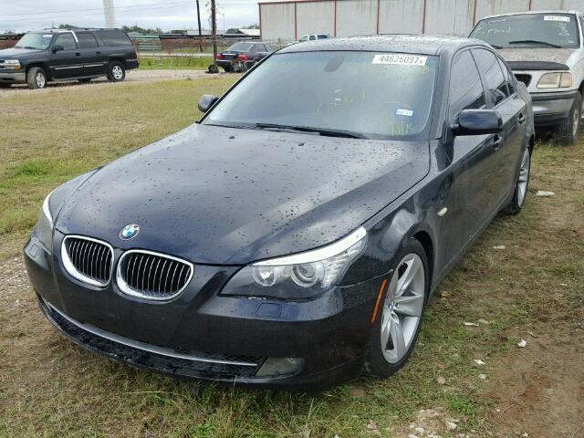 WBANU53539C121709 - 2009 BMW 528 I BLACK photo 2