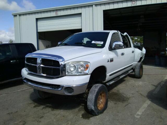 3D7KS29A48G128300 - 2008 DODGE RAM 2500 WHITE photo 2