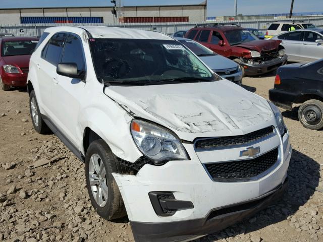 2GNALAEK0F6205076 - 2015 CHEVROLET EQUINOX WHITE photo 1