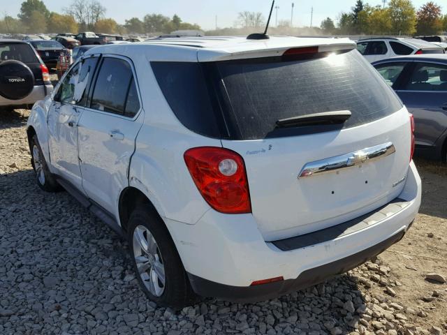 2GNALAEK0F6205076 - 2015 CHEVROLET EQUINOX WHITE photo 3