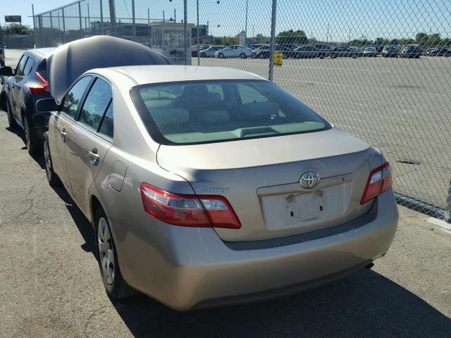 4T4BE46K69R062245 - 2009 TOYOTA CAMRY BASE თაფლისფერი ფოტო 3