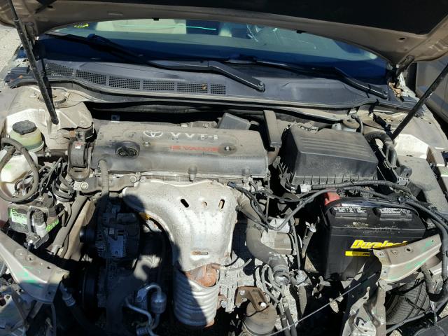 4T4BE46K69R062245 - 2009 TOYOTA CAMRY BASE TAN photo 7