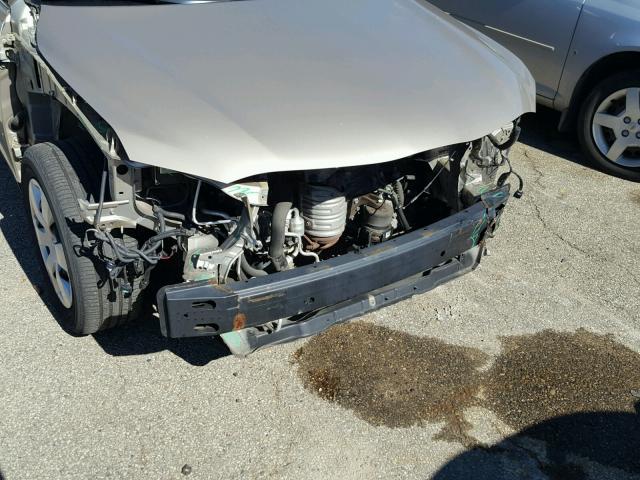 4T4BE46K69R062245 - 2009 TOYOTA CAMRY BASE თაფლისფერი ფოტო 9