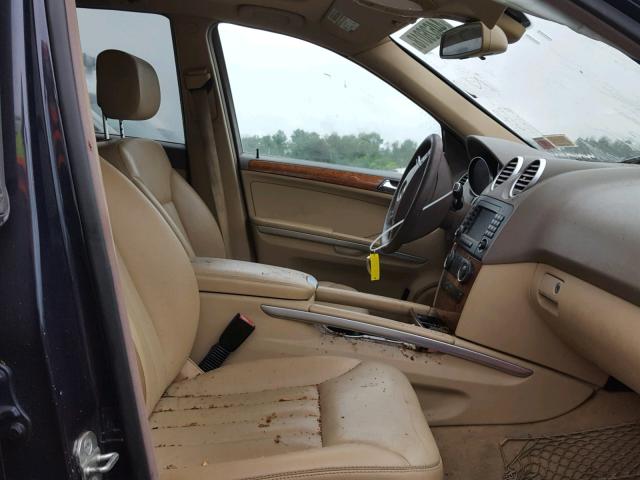 4JGBB86E56A092144 - 2006 MERCEDES-BENZ ML 350 BLUE photo 5