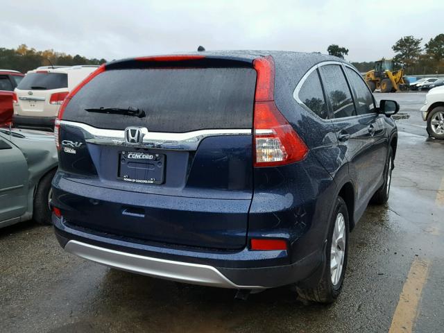 2HKRM3H53GH519778 - 2016 HONDA CR-V BLUE photo 4