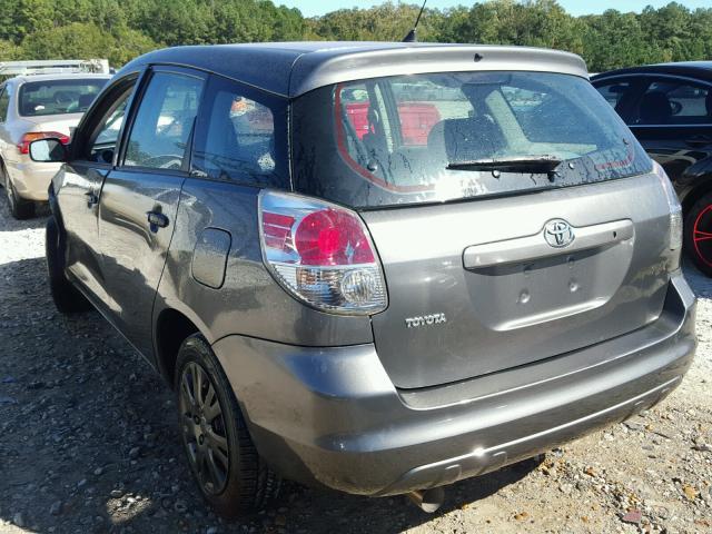 2T1KR32E27C668570 - 2007 TOYOTA COROLLA MA GRAY photo 3