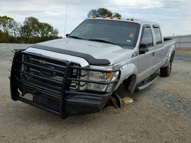 1FT8W3BT4CEC18024 - 2012 FORD F350 SILVER photo 2