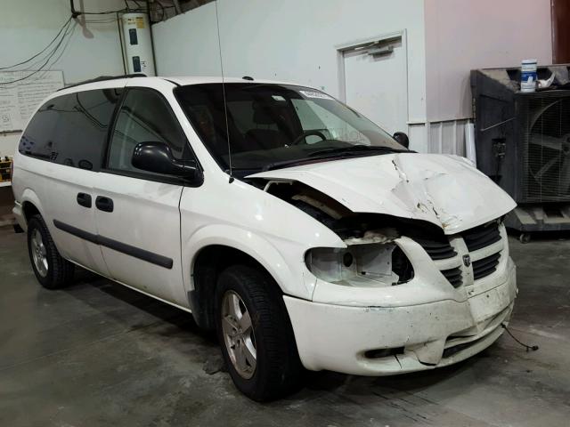 1D4GP24R56B735846 - 2006 DODGE GRAND CARA WHITE photo 1