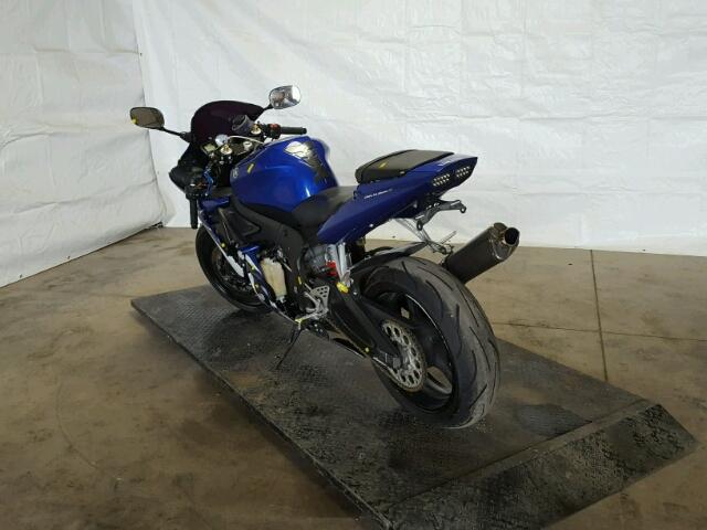 JYARJ06EX5A023242 - 2005 YAMAHA YZFR6 L BLUE photo 3