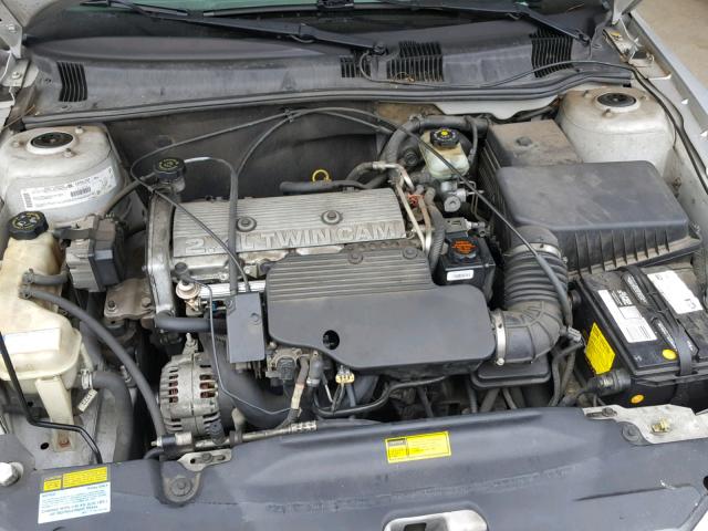 1G2NF52T51M605445 - 2001 PONTIAC GRAND AM S SILVER photo 7