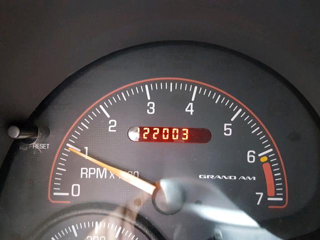 1G2NF52T51M605445 - 2001 PONTIAC GRAND AM S SILVER photo 8