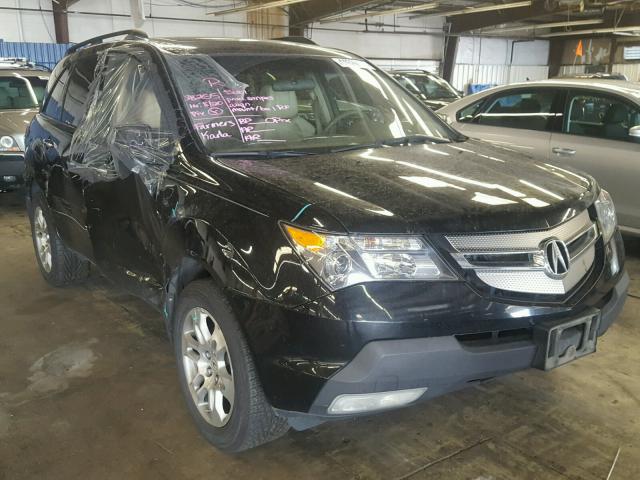 2HNYD282X7H503477 - 2007 ACURA MDX BLACK photo 1