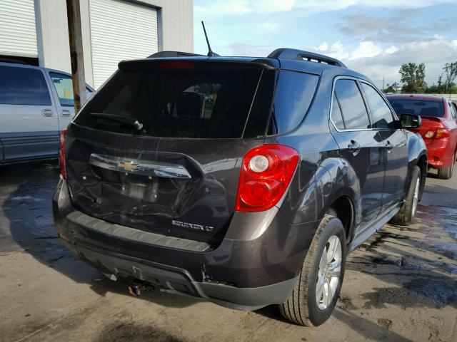 2GNALBEK0E6185447 - 2014 CHEVROLET EQUINOX LT BLACK photo 4