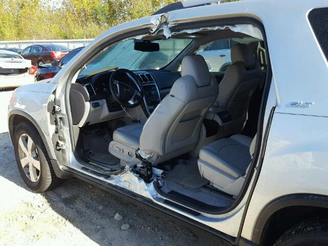 1GKKVRED4BJ154755 - 2011 GMC ACADIA SLT ვერცხლისფერი ფოტო 10