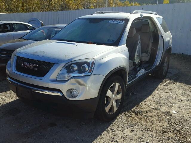 1GKKVRED4BJ154755 - 2011 GMC ACADIA SLT ვერცხლისფერი ფოტო 2