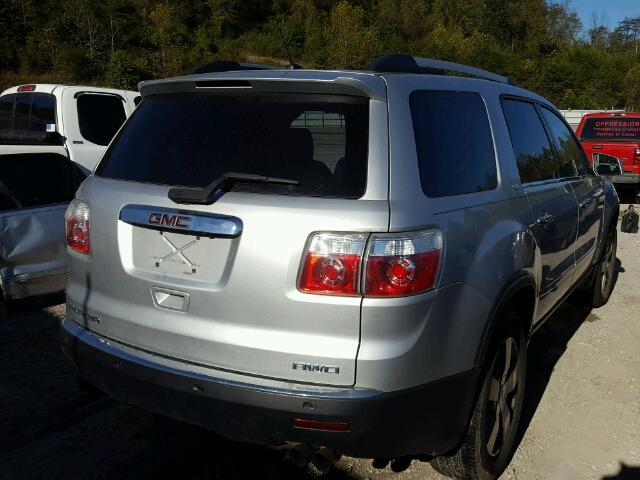 1GKKVRED4BJ154755 - 2011 GMC ACADIA SLT SILVER photo 4