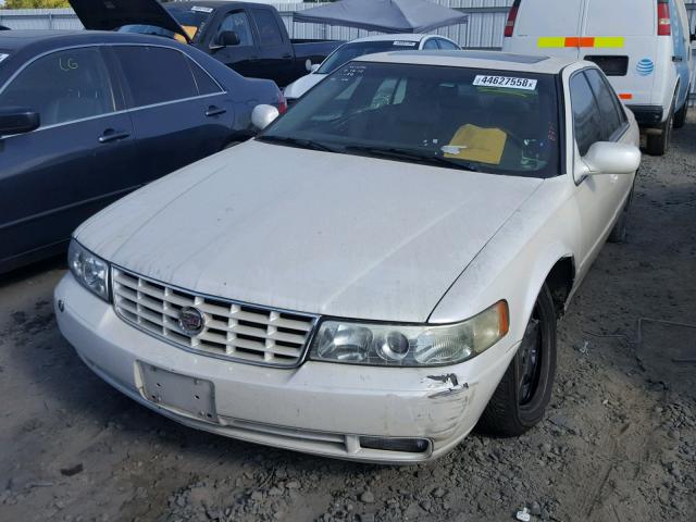 1G6KY54902U178514 - 2002 CADILLAC SEVILLE ST WHITE photo 2