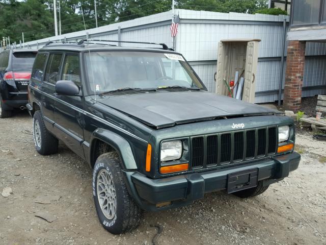 1J4FJ78SXVL600191 - 1997 JEEP CHEROKEE C GREEN photo 1