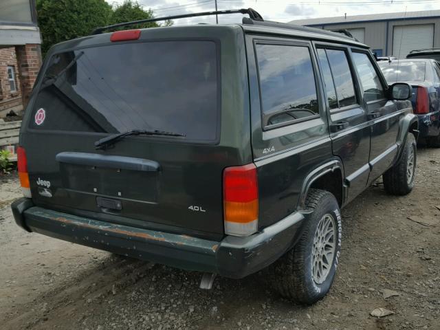 1J4FJ78SXVL600191 - 1997 JEEP CHEROKEE C GREEN photo 4