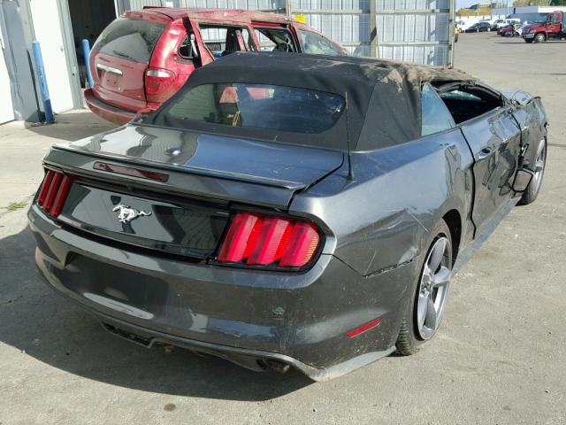 1FATP8UH0H5329292 - 2017 FORD MUSTANG GRAY photo 4